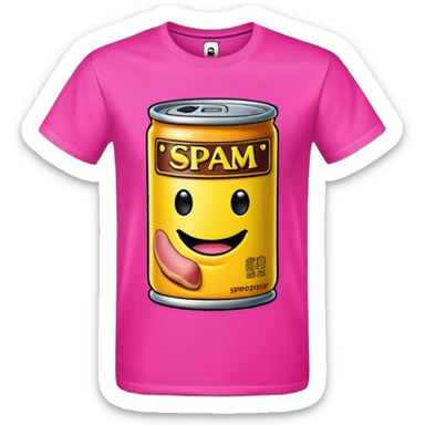STEPHEN SPROUSE STYLE SPAM T SHIRT sticker