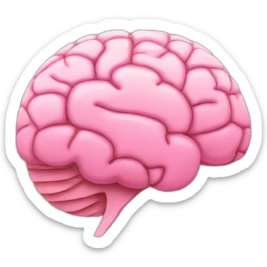 pink brain with a bandaid sticker