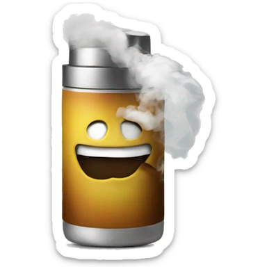 vaping emoji sticker