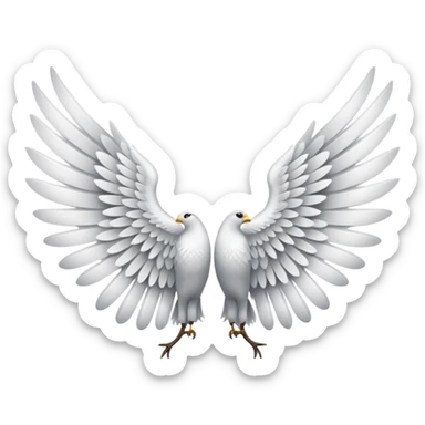 Wings both Left and right side sticker