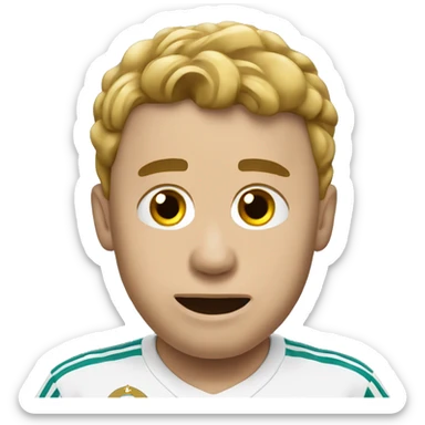 Real Madrid fan in tears sticker
