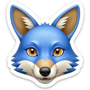 Blue Coyote sticker