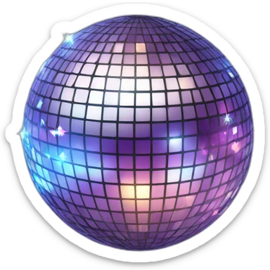 disco ball sticker