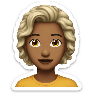 soy una chica muy guapa can la piel un poquito morena soy una chica me gusta mucho el color negro sticker