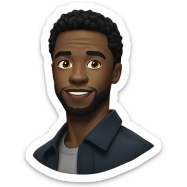 chadwick boseman sticker