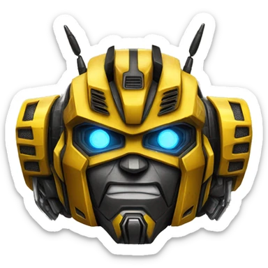 Bumblebee transformer sticker