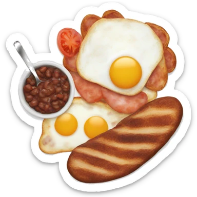 Full English breakfast  sticker