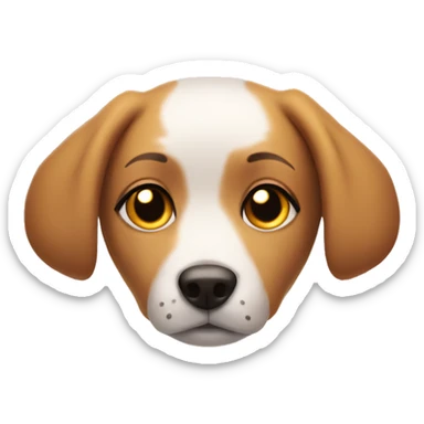 Chill dog girl  sticker