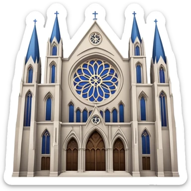 Cathedral gothic sticker