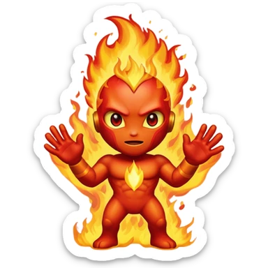 Heatblast  sticker