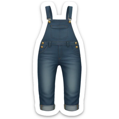dungarees no person sticker