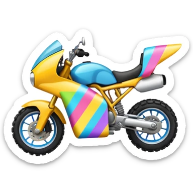 genrame emogi gift de motocross sticker