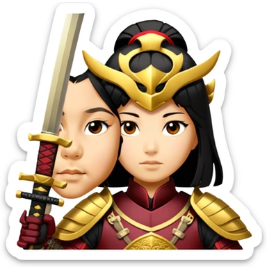 Samurai Leader sticker