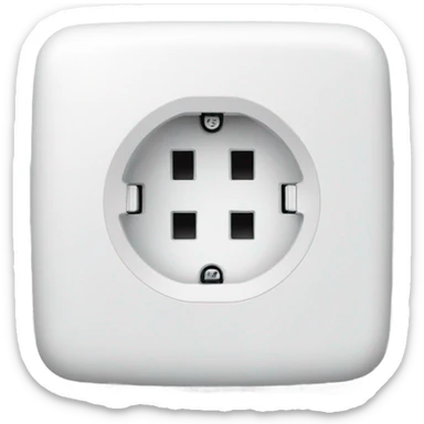 europe electric socket sticker