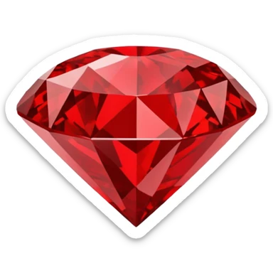 Red diamond with "RED" written on its front sticker
