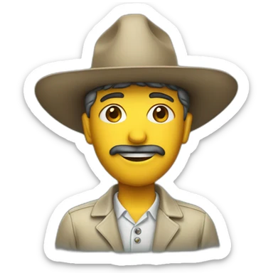 biologist in a sombrero sticker