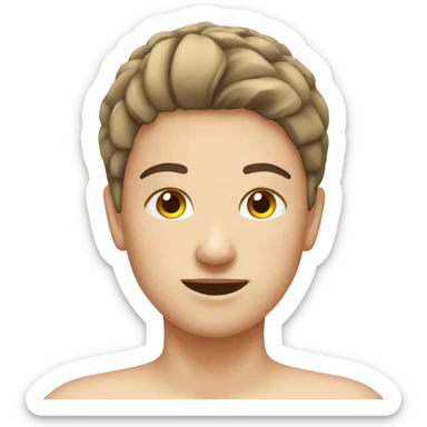 Head massage  sticker