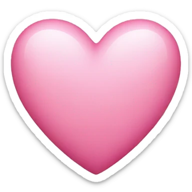 Pink heart sticker