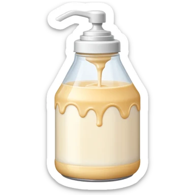 condensed milk squeeze bottle sticker