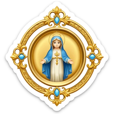 ave maria's emblem  sticker