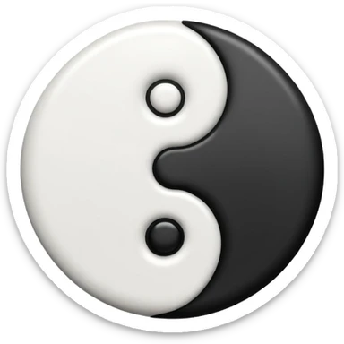 Yin–yang sticker