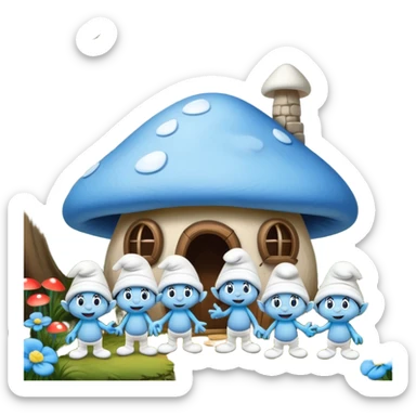 Smurfs sticker