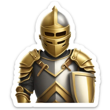 Golden Knight celebration sticker