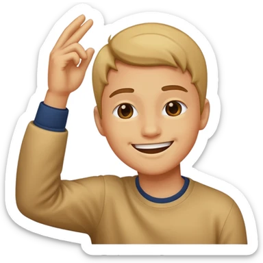 Dabbing emoji  sticker