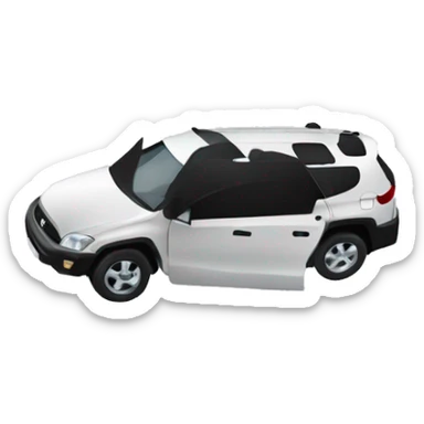 Toyota rav4 2009 blak  sticker