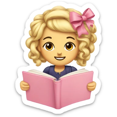 I want a cute journal with bows  sticker