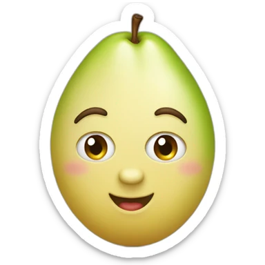 went-pear-shaped sticker