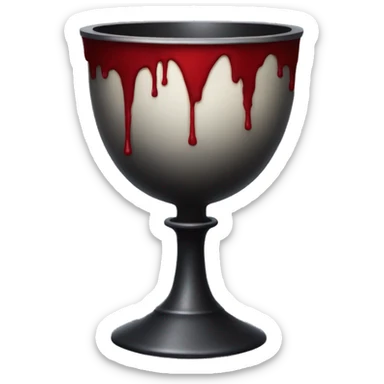 gothic chalice with blood sticker