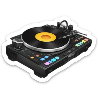 DJ deck sticker