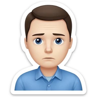 bored office worker sticker