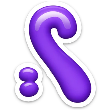purple exclamation mark sticker