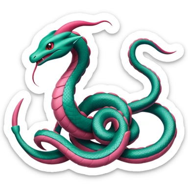 Seviper-Arboks-Milotic-Salazzle-Rayquaza-Pokémon-fusion sticker