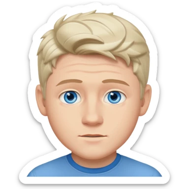 Niall Horan with blue eyes sticker