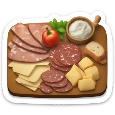 Charcuterie board sticker