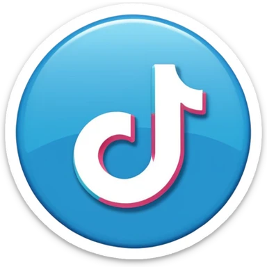 Tiktok Mavi tik emoji sticker