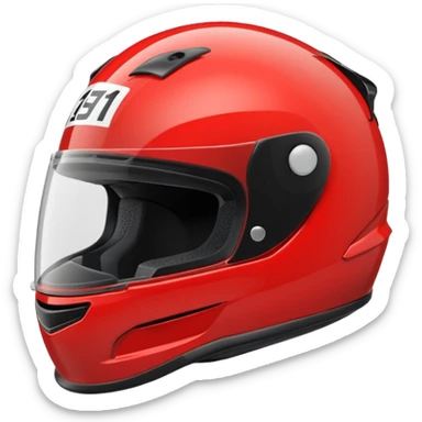 f1 helmet from side sticker