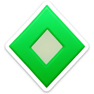right arrow green sticker