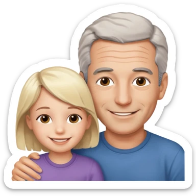 Epstein and a child sticker