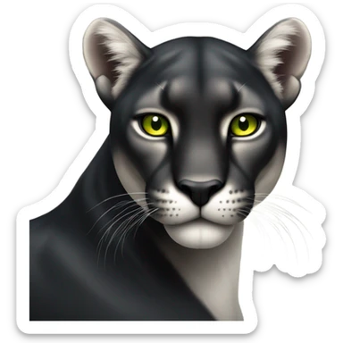 Black Puma sticker
