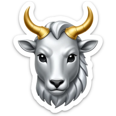 Un sigma à côté d'un G.O.A.T sticker