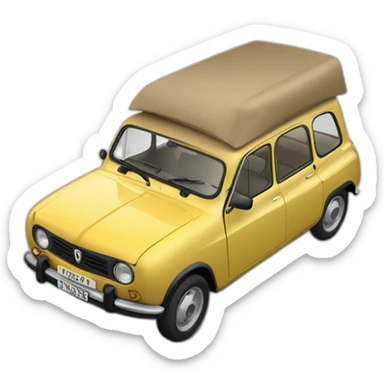 Renault 4l savane sticker