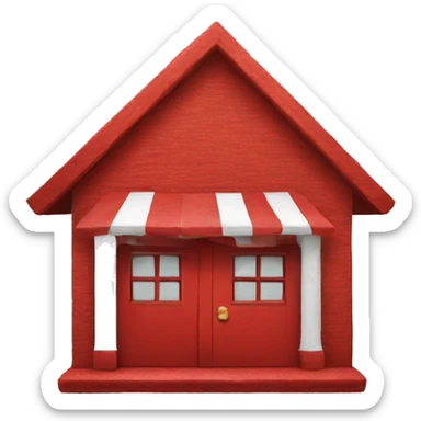 red rent sign sticker