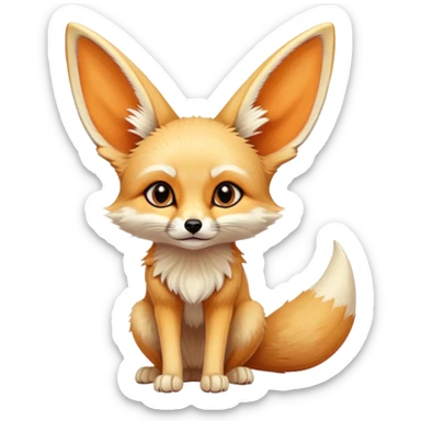 Fennec fox  sticker
