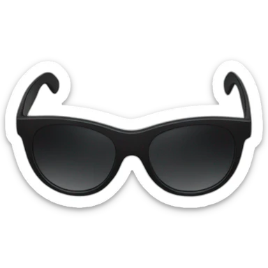 black sunglasses sticker