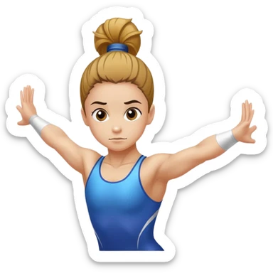 gymnast sticker