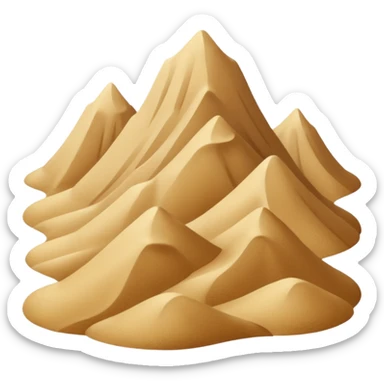 sand mountains sticker